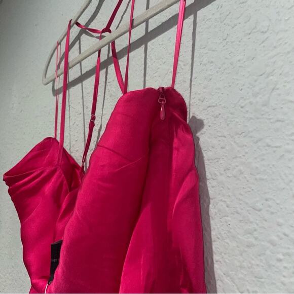 Brigitte Herskind Orly Dress in Fusia Pink Size XL NWT - Picture 11 of 11
